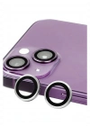 Newface iPhone 14 Plus Raze Metal Kamera Lens - Gümüş