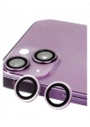 Newface iPhone 14 Plus Raze Metal Kamera Lens - Mor