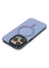 Newface iPhone 14 Pro Kılıf Anka PC Magneticsafe Sert Metal Kapak - Sierra Blue