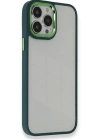 Newface iPhone 14 Pro Kılıf Dora Kapak - Haki Yeşil