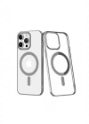 Newface iPhone 14 Pro Kılıf Element Magneticsafe Sert Kapak - Gümüş