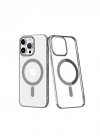 Newface iPhone 14 Pro Kılıf Element Magneticsafe Sert Kapak - Gümüş