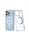 Newface iPhone 14 Pro Kılıf Element Magneticsafe Sert Kapak - Sierra Blue