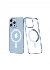 Newface iPhone 14 Pro Kılıf Element Magneticsafe Sert Kapak - Sierra Blue