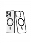 Newface iPhone 14 Pro Kılıf Element Magneticsafe Sert Kapak - Siyah