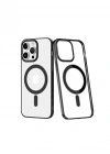 Newface iPhone 14 Pro Kılıf Element Magneticsafe Sert Kapak - Siyah