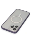 Newface iPhone 14 Pro Kılıf Grand Magneticsafe Kapak - Mor