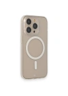 Newface iPhone 14 Pro Kılıf Grand Magneticsafe Kapak - Şeffaf