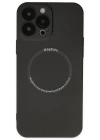 Newface iPhone 14 Pro Kılıf Jack Magneticsafe Lens Silikon - Siyah