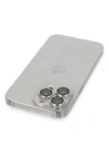Newface iPhone 14 Pro Kılıf Luko Lens Silikon - Gümüş
