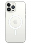 Newface iPhone 14 Pro Kılıf Magneticsafe Şeffaf Silikon - Şeffaf