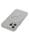 Newface iPhone 14 Pro Kılıf Matte Şeffaf Magneticsafe - Şeffaf
