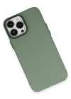 Newface iPhone 14 Pro Kılıf Modos Metal Kapak - Koyu Yeşil