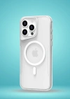 Newface iPhone 14 Pro Kılıf PC Poso Magsafe Kapak - Şeffaf