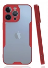 Newface iPhone 14 Pro Kılıf Platin Silikon - Kırmızı