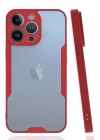 Newface iPhone 14 Pro Kılıf Platin Silikon - Kırmızı