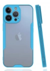 Newface iPhone 14 Pro Kılıf Platin Silikon - Mavi