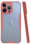 Newface iPhone 14 Pro Kılıf Platin Silikon - Pembe