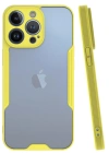 Newface iPhone 14 Pro Kılıf Platin Silikon - Sarı