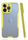 Newface iPhone 14 Pro Kılıf Platin Silikon - Sarı