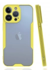 Newface iPhone 14 Pro Kılıf Platin Silikon - Sarı