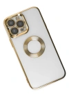 Newface iPhone 14 Pro Kılıf Slot Silikon - Gold