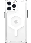 Newface iPhone 14 Pro Kılıf Uag Plyo Magneticsafe Silikon - Şeffaf