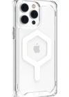 Newface iPhone 14 Pro Kılıf Uag Plyo Magneticsafe Silikon - Şeffaf