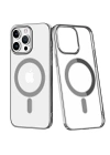 Newface iPhone 14 Pro Max Kılıf Element Magneticsafe Sert Kapak - Gümüş