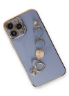 Newface iPhone 14 Pro Max Kılıf Esila Silikon - Gri