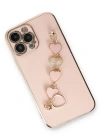Newface iPhone 14 Pro Max Kılıf Esila Silikon - Pudra