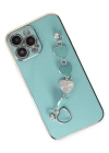 Newface iPhone 14 Pro Max Kılıf Esila Silikon - Su Yeşili