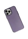 Newface iPhone 14 Pro Max Kılıf Modos Metal Kapak - Derin Mor