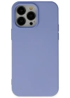 Newface iPhone 14 Pro Max Kılıf Nano içi Kadife Silikon - Lila