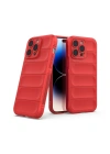 Newface iPhone 14 Pro Max Kılıf Optimum Silikon - Kırmızı