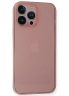 Newface iPhone 14 Pro Max Kılıf PP Ultra İnce Kapak - Pembe