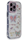 Newface iPhone 14 Pro Max Kılıf Reflexion Desenli Kapak - Desen 8