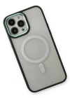 Newface iPhone 14 Pro Max Kılıf Room Magneticsafe Silikon - Köknar Yeşili