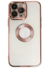 Newface iPhone 14 Pro Max Kılıf Slot Silikon - Rose Gold