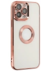Newface iPhone 14 Pro Max Kılıf Slot Silikon - Rose Gold