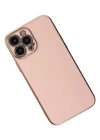 Newface iPhone 14 Pro Max Kılıf Volet Silikon - Pembe
