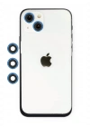 Newface iPhone 14 Shine Kamera Lens - Mavi