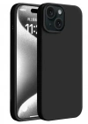 Newface iPhone 15 Kılıf First Silikon - Siyah