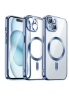 Newface iPhone 15 Kılıf Kross Magneticsafe Kapak - Sierra Blue