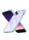 Newface iPhone 15 Kılıf Power Silikon - Yeşil