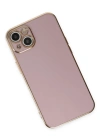 Newface iPhone 15 Kılıf Volet Silikon - Mor