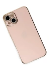 Newface iPhone 15 Kılıf Volet Silikon - Pembe