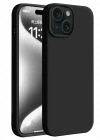 Newface iPhone 15 Plus Kılıf First Silikon - Siyah