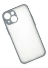 Newface iPhone 15 Plus Kılıf Montreal Silikon Kapak - Gri