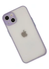 Newface iPhone 15 Plus Kılıf Montreal Silikon Kapak - Mor
